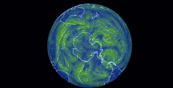Southern Ocean winds ©  SW